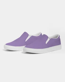 Pastel Violet Slip-On Canvas Sneakers | Women's | Bright Pastel Violet | C45M60Y0K0