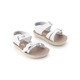 Saltwater Sandals Sun San Sea Wee - White