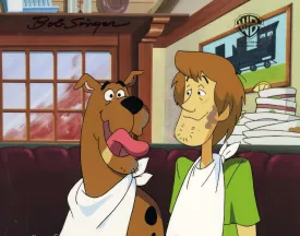 Scooby-Doo and the Witch's Ghost Original Production Cel With Matching Drawing: Scooby and Shaggy