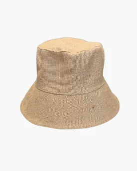 SOFIA JUTE BUCKET HAT IN NATURAL