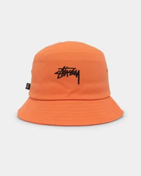 Stussy Stock Bucket Hat Peach