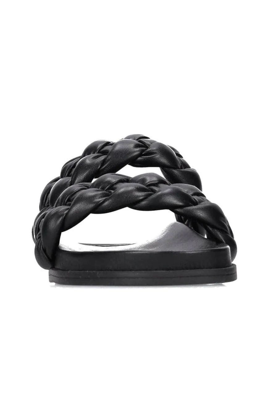 Wilma Plaited Sandal Black